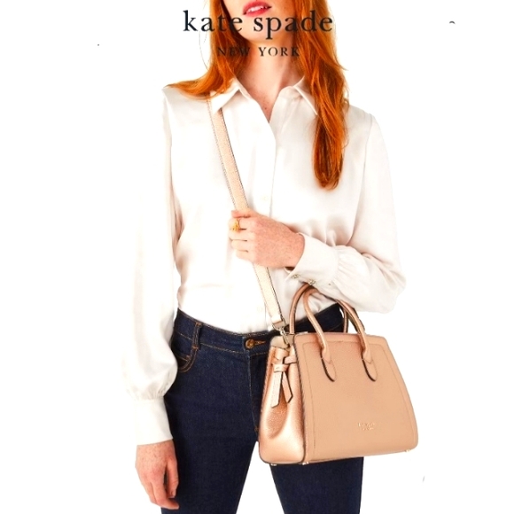 KATE SPADE Knott Mini Satchel 💯% AUTHENTIC - Picture 1 of 10